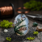 Moss Agate Cabochon Stone