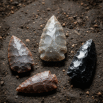 Obsidian Arrowhead Stone