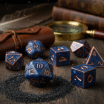 Blue Goldstone Dice Stone