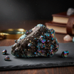 Rainbow Aura Cluster Stone