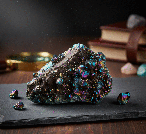 Rainbow Aura Cluster Stone